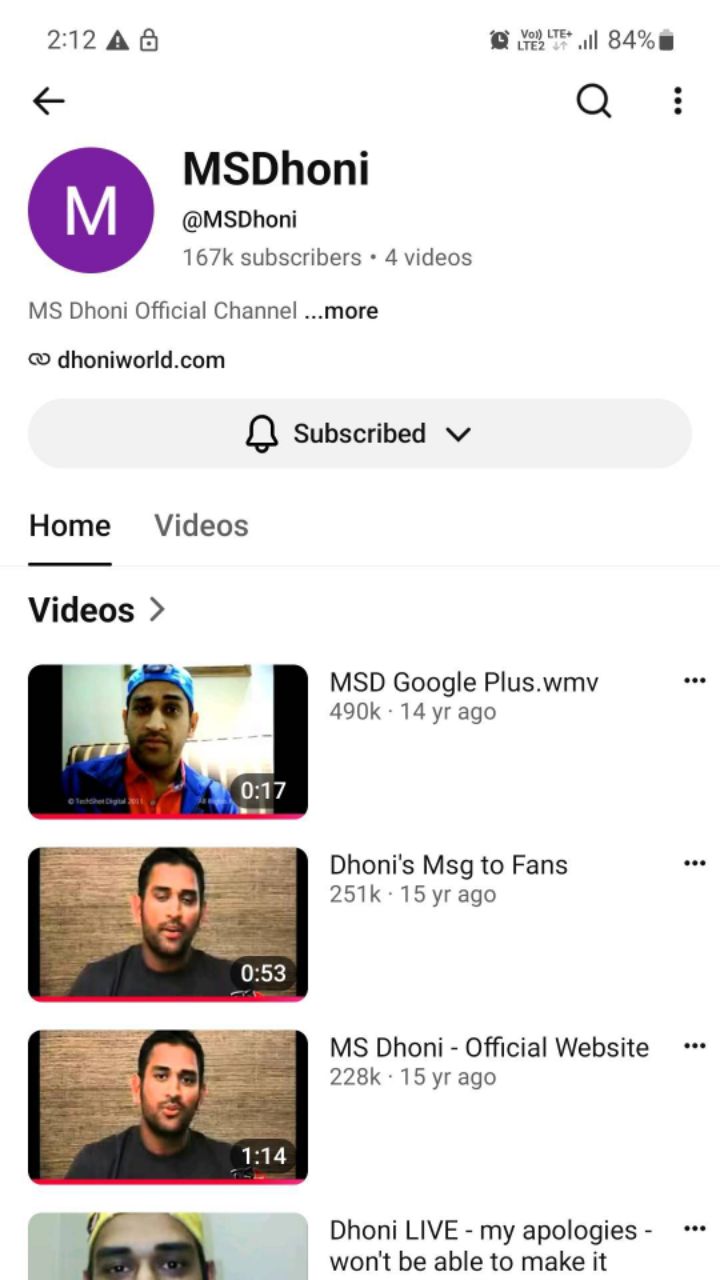 Ms dhoni ki id #video #viral