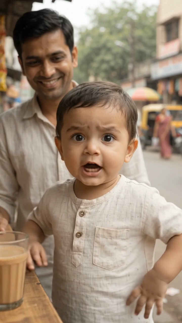 Abbu Chai Peegaye Par Mera Biscuit Kahan Hai? 😡🍪