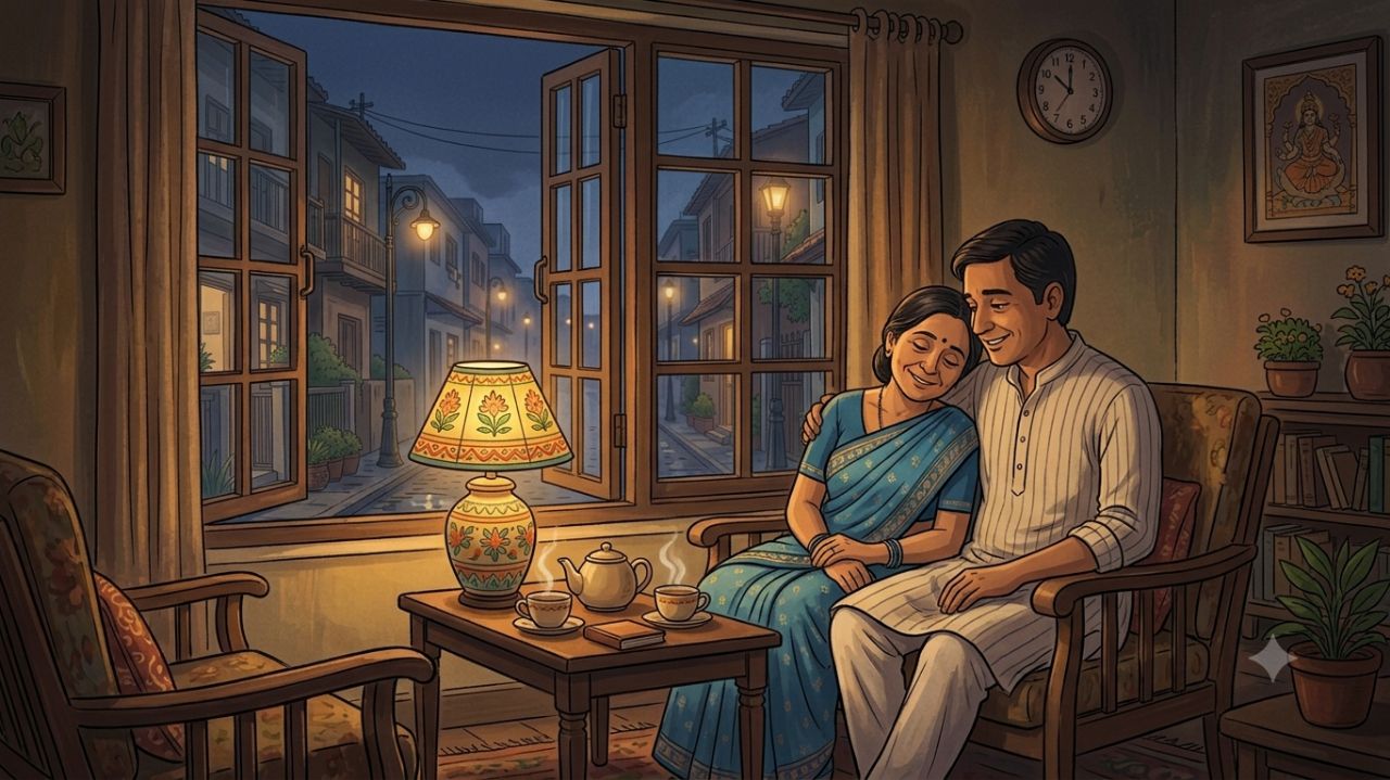 एक छत के नीचे दो दिल ❤️ | Pati Patni Ki Emotional Real Life Story | Ghibli ASMR