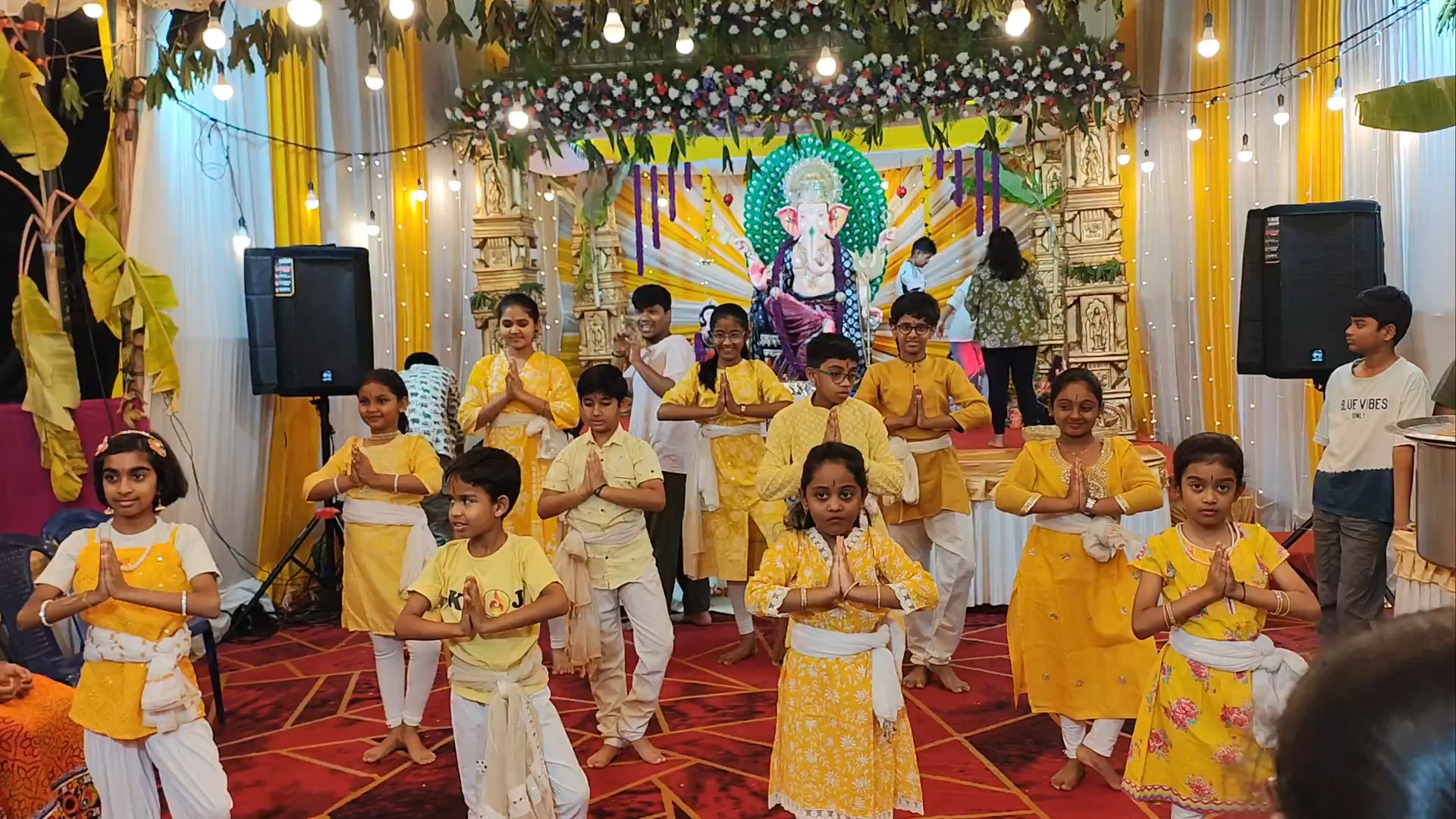 Ganesha Celebration dance performance kids