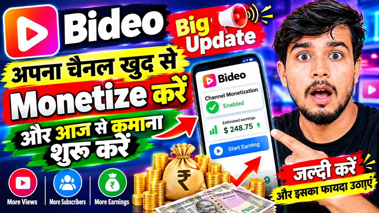 Khud se monetize kare apna channel live proof