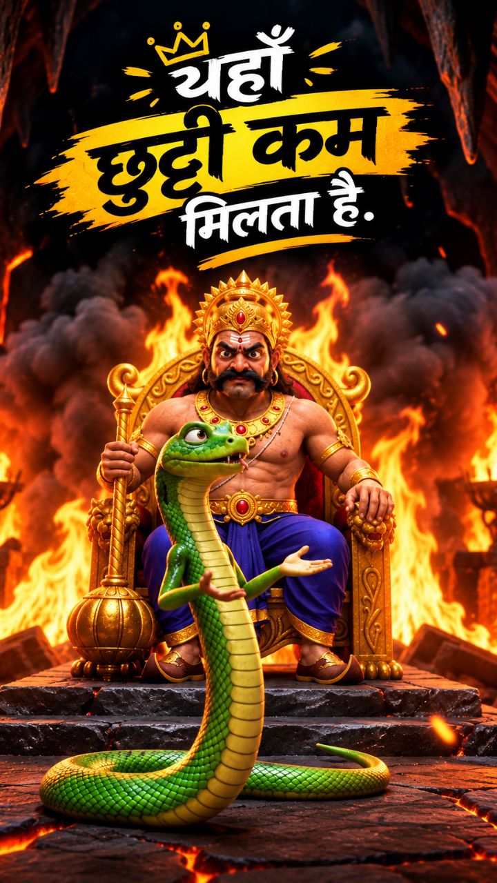Yamraj ji eha ac kaha meli ga