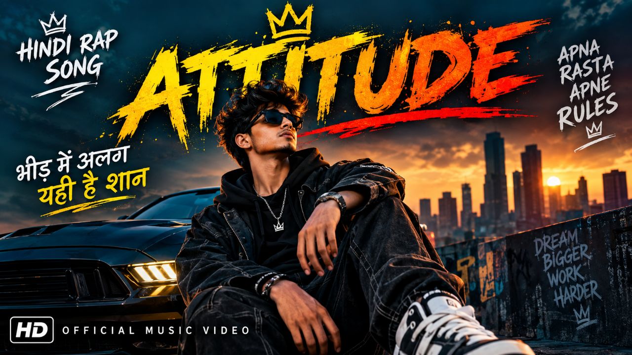 ATTITUDE | Hindi Rap Song | Apna Rasta Apne Rules 🔥