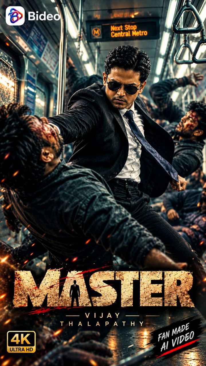 “Metro में हुई जबरदस्त भिड़ंत! 🔥 Thalapathy-style mass action 😎💥”