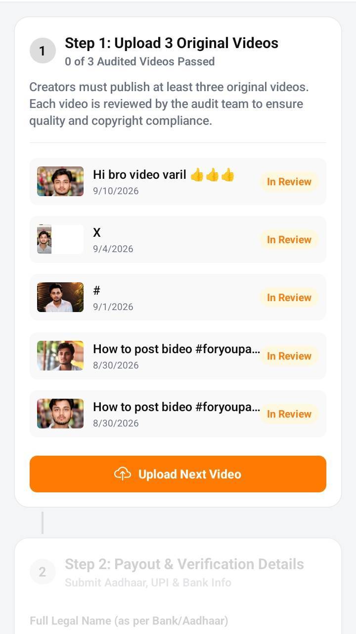 Bideo monetization kar do 🙏🙏🙏