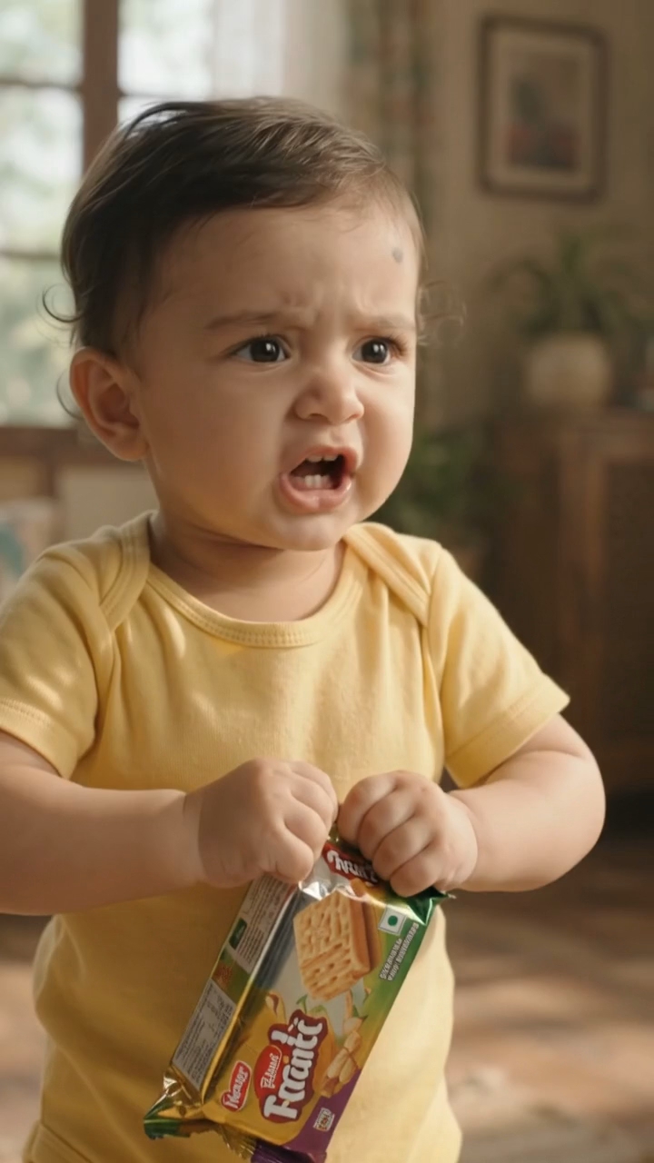 अब्बू का बिस्किट हैक फेल! 🍪🔥 | Super Cute Baby Shorts