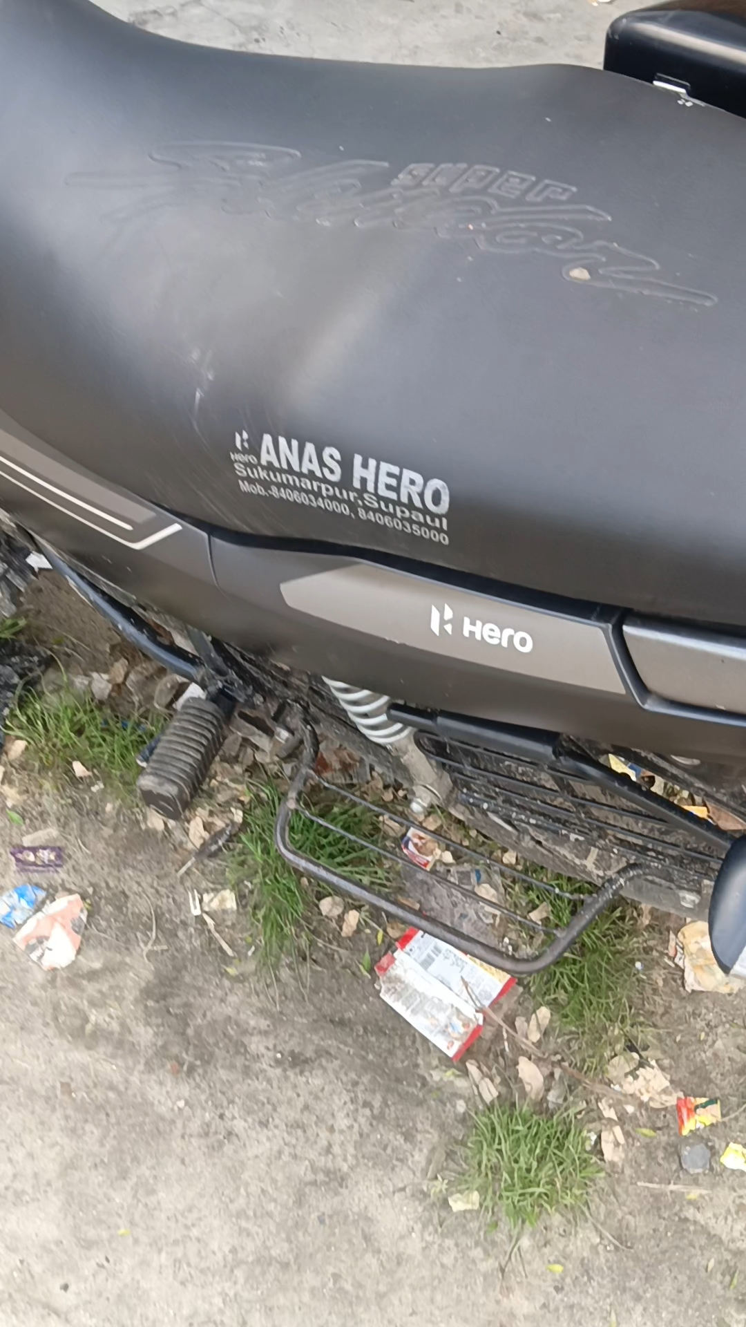 Accident kiya hua bike dekhiye 😱
