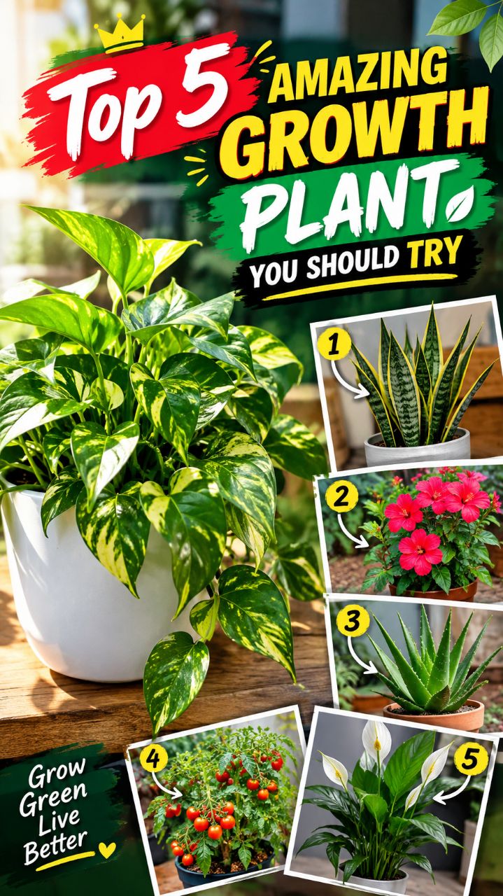 Top 5 Fast Growing Plants You Should Try 🌱🔥 | Amazing Plants #shorts