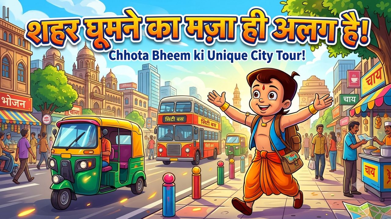 Sehar ghumne ka maja chhota bhim volg
