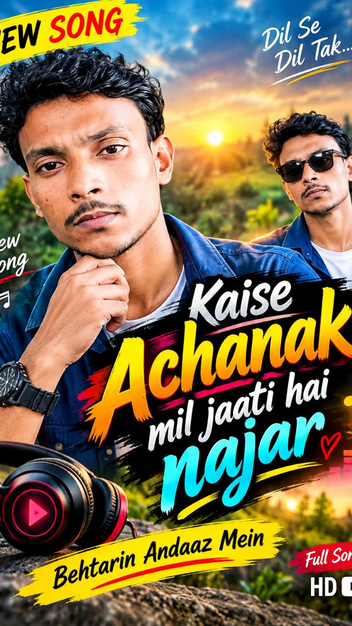 Kaise Achanak mil jaati hai najar new song Parvez official ki awaz mein