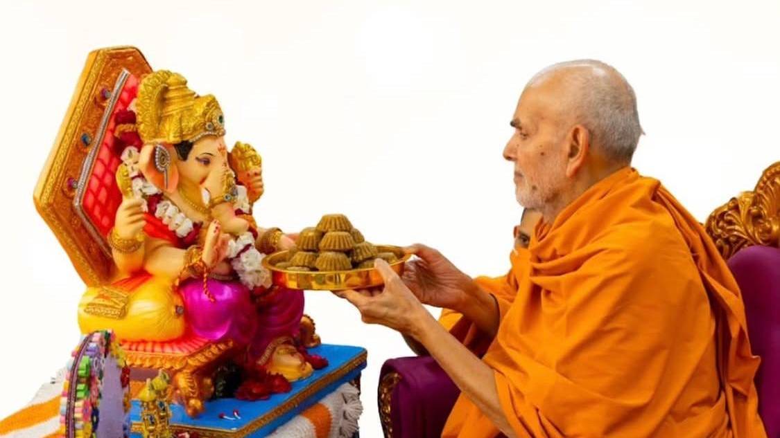 Ganesh Darshan 🙏 | Mahant Swami Maharaj’s Divine Blessings