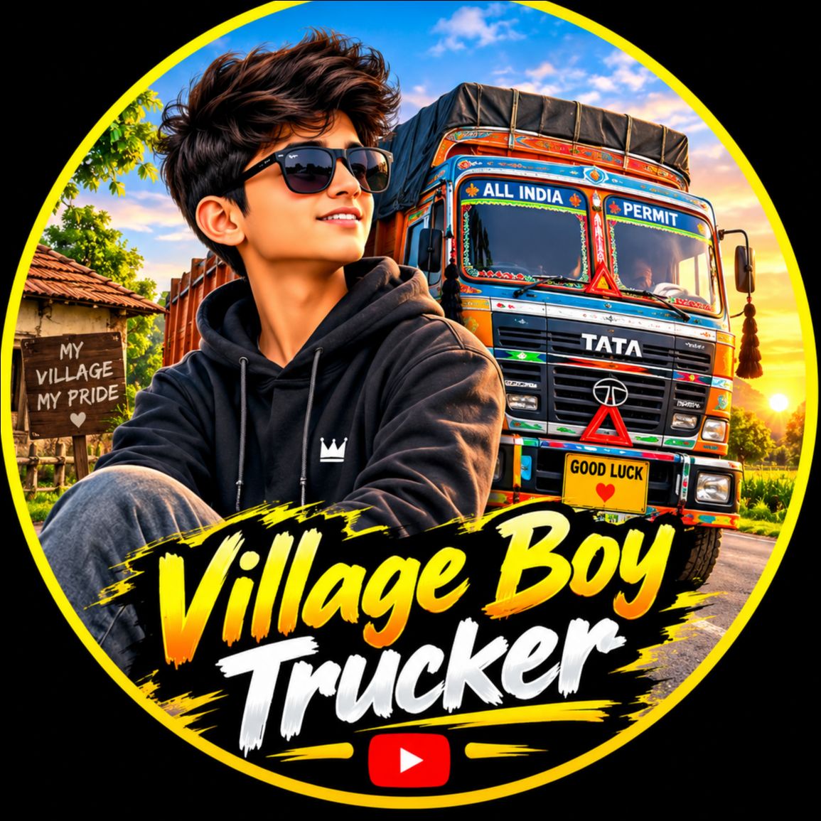 Village Boy Trucker on Bideo