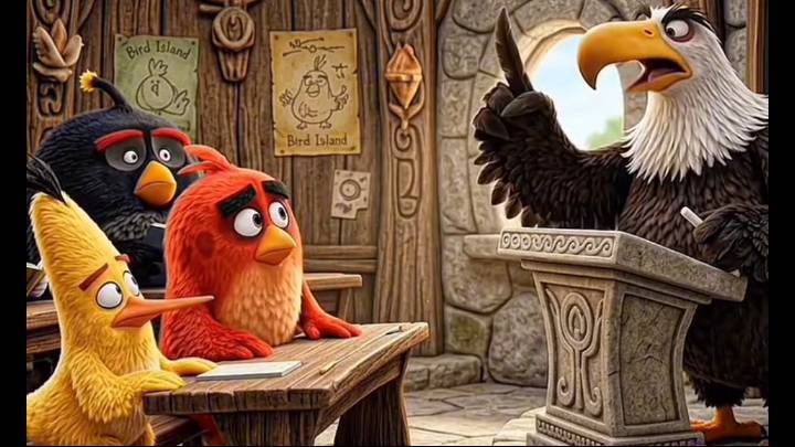 Angry Birds ne liya teacher se panga ? 😂 #viral #comedy #trending