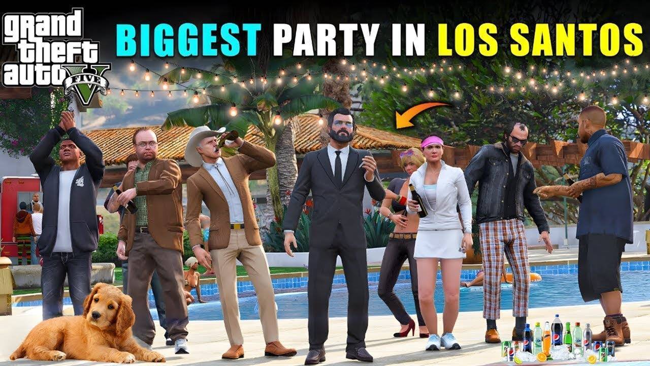 BIGGEST NEW YEAR PARTY IN LOS SANTOS | GTA5 | GAMING | Zone V