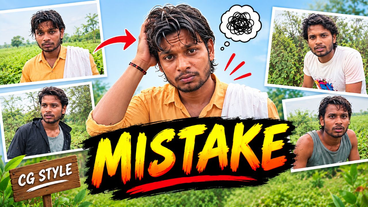 MISTAKE || CG COMEDY || BY DEEPAK KASHYAP