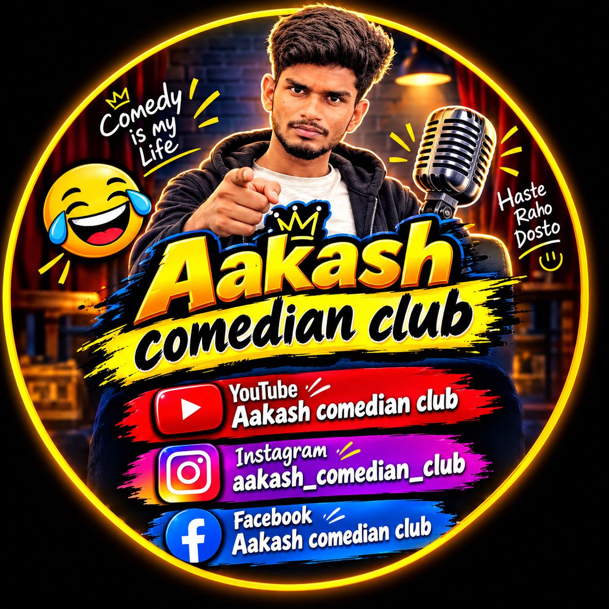Aakash comedian club on Bideo