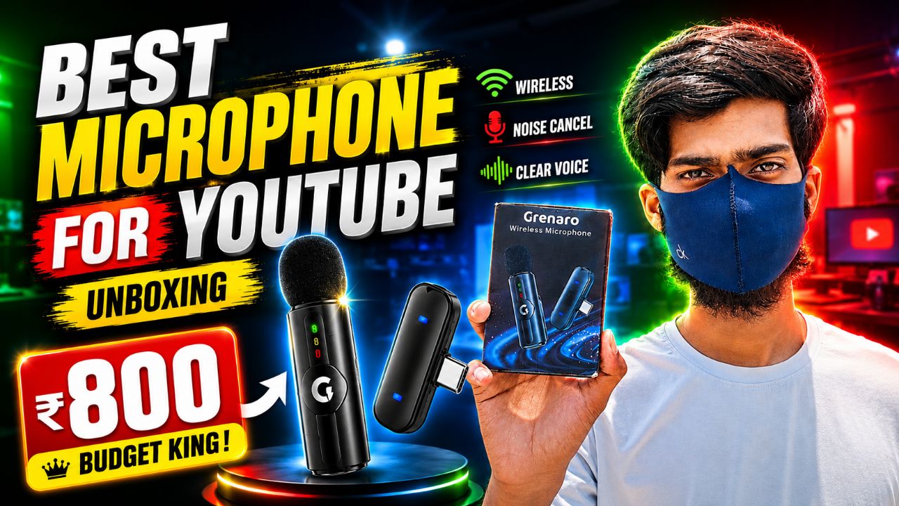 Best microphone for YouTube under ₹800