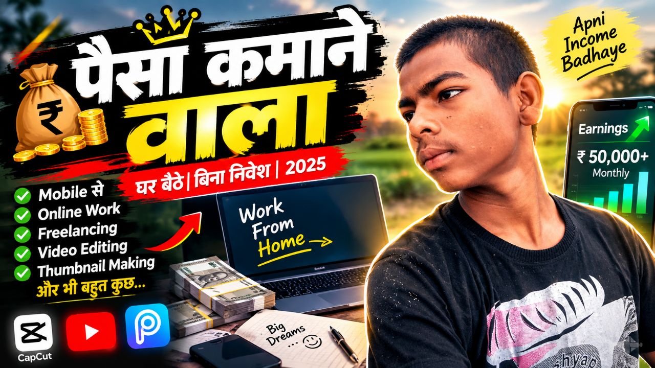 AGAR AAP KO BHI GHAR BAITHE PAISA KAMANA HAI TO COMMENT'S KARO EARN