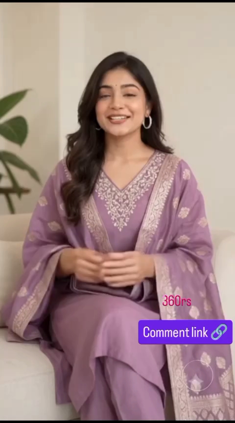 💜 सिर्फ ₹360 में इतना खूबसूरत Kurta Set 😍✨
360 में इतना elegant Kurta Set कौन छोड़ सकता है? 😍💜