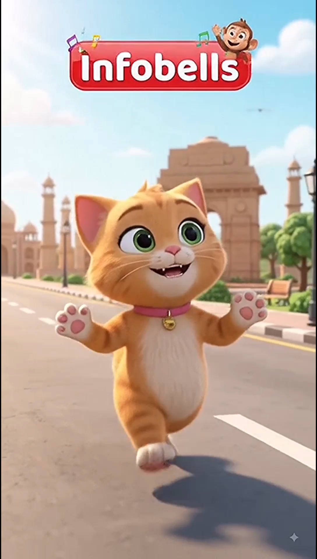 🐱 बिल्ली रानी चली दिल्ली | Hindi Nursery Rhyme