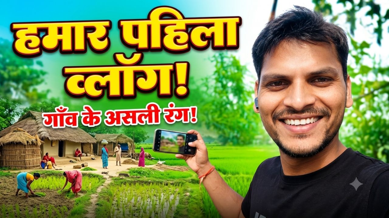 हमार पहिला ब्लॉग!! My first vlog !! Bhojpuri version