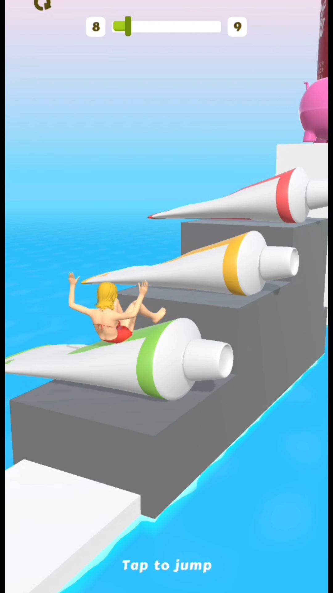 Squeezy Girl Fun Reverse Jumping Gameplay #shorts #squeeze #usa