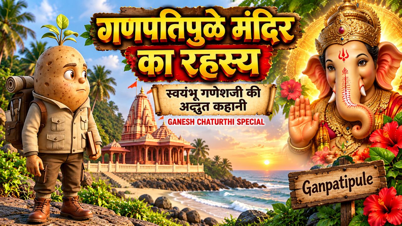 🐘 गणपतिपुळे मंदिर का रहस्य | स्वयंभू गणेशजी की अद्भुत कहानी | Ganesh Chaturthi Special 🙏