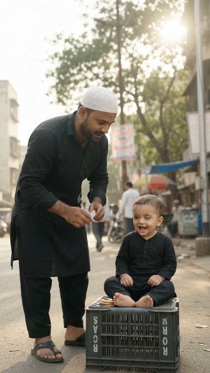 "अब्बू, सिक्योरिटी गार्ड बनो!" 👮‍♂️😱 | Funniest Baby Dialogue Shorts