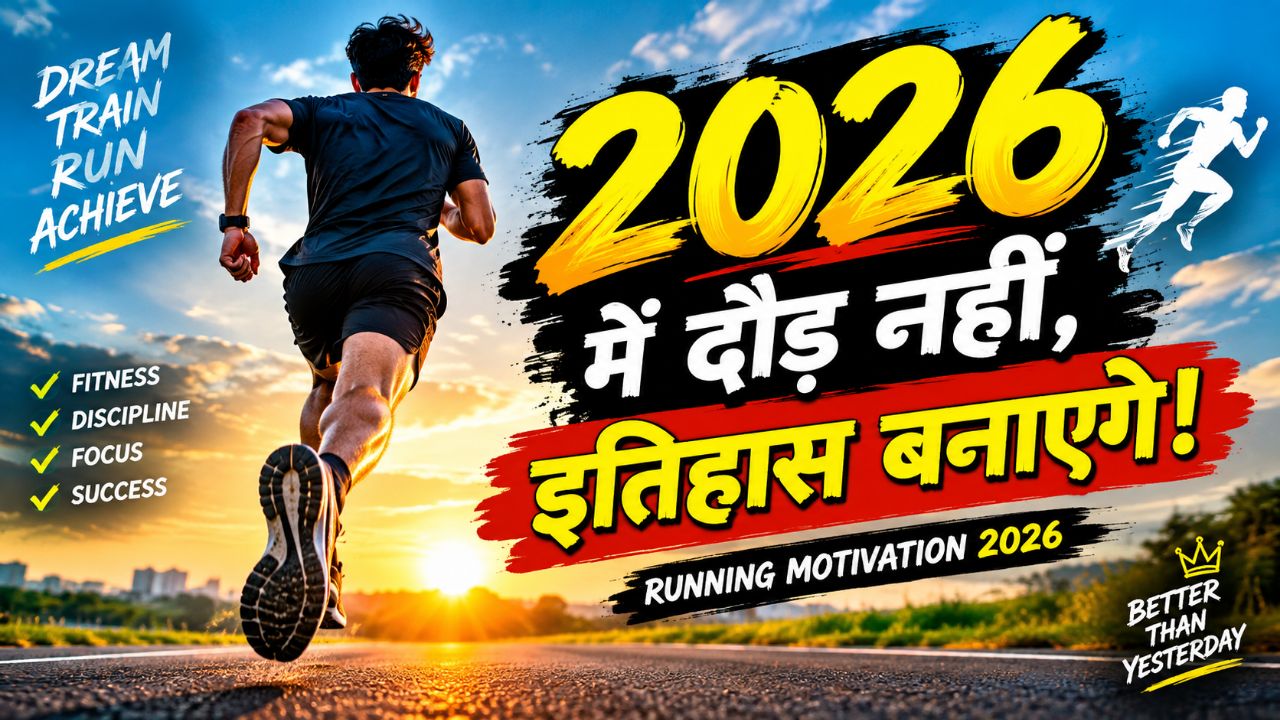 🏃🔥 2026 में दौड़ नहीं, इतिहास बनाएंगे! 💪🏆 | Running Motivation 2026