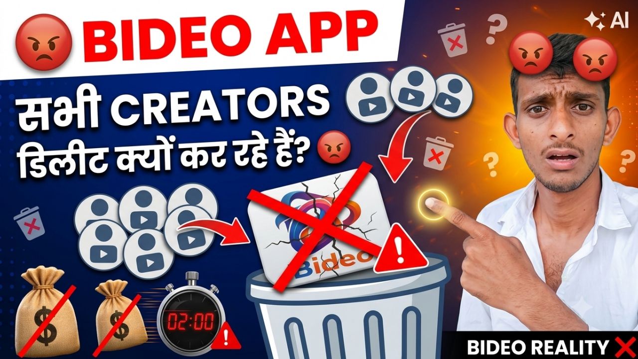 Bideo App Saare Creators Delete Kyu Kar Rahe Hai? 😡 Bideo App Reality Exposed ❌#viral #trending