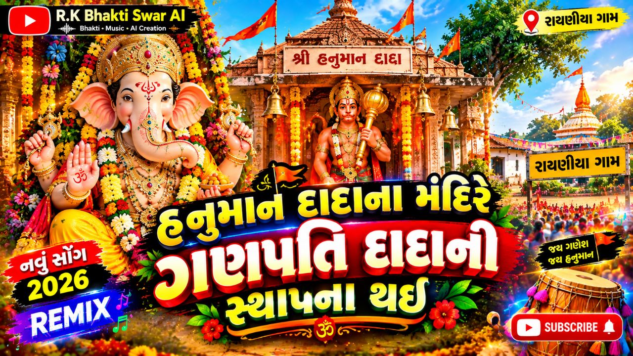 Hanuman Dada Mandir Ganpati Ni sthapna Thai