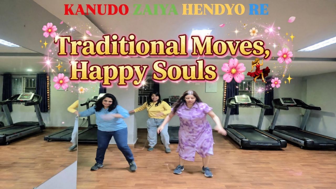 ✨ Bringing traditional festive beats to life with every step! 🌸💃