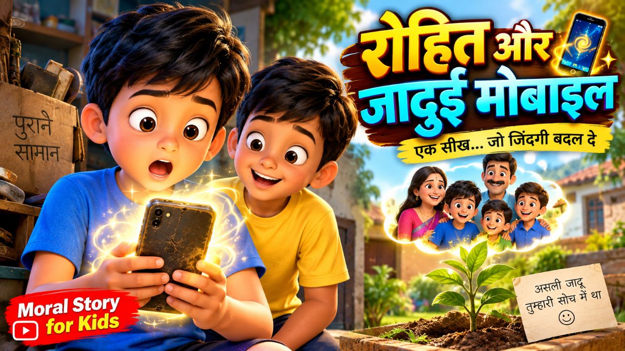 राहुल और जादुई मोबाइल 📱✨ | एक सीख जो जिंदगी बदल दे | Moral Story