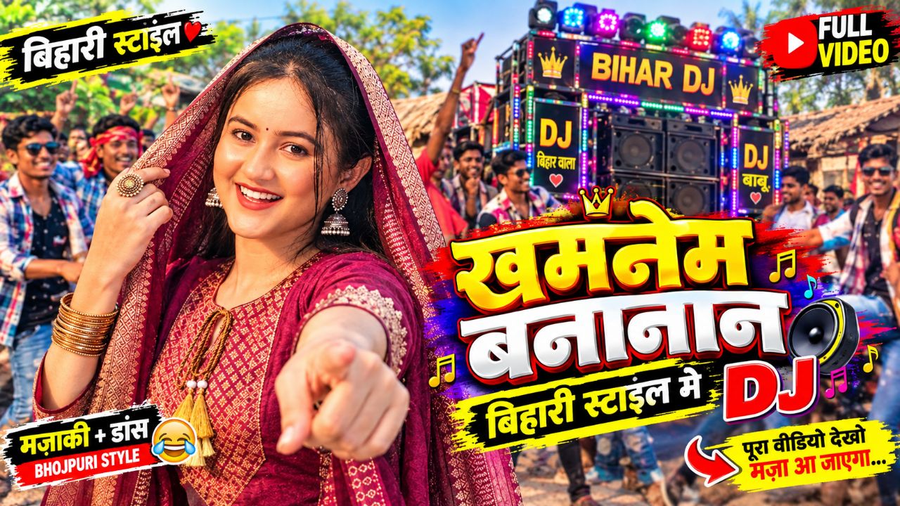 🔥 खम्मनेम बननान | बिहारी स्टाइल में जबरदस्त DJ डांस | मज़ाकिया वीडियो | Full Video 🔥
और थोड़ा ज्या