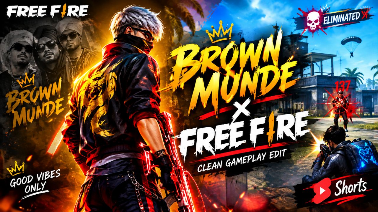 Brown Munde × Free Fire 🔥 | Clean Gameplay Edit