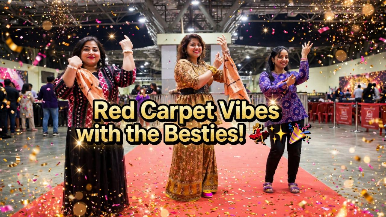 Bringing the Festive Energy to the Red Carpet! 💃✨✨