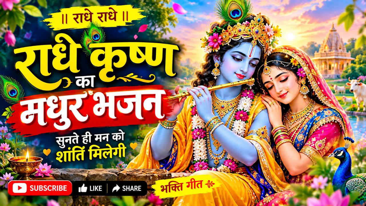 राधे कृष्ण का मधुर भजन ❤️ सुनते ही मन को शांति मिलेगी | Radha Krishna Bhajan | भक्ति गीत
