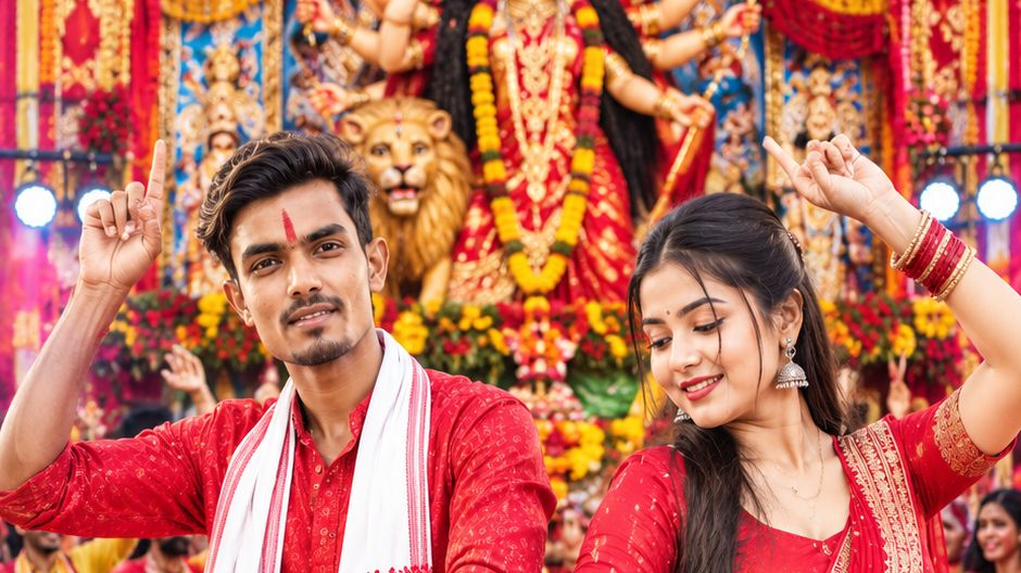 बोलऽ दुर्गा माई की जय 💃💃