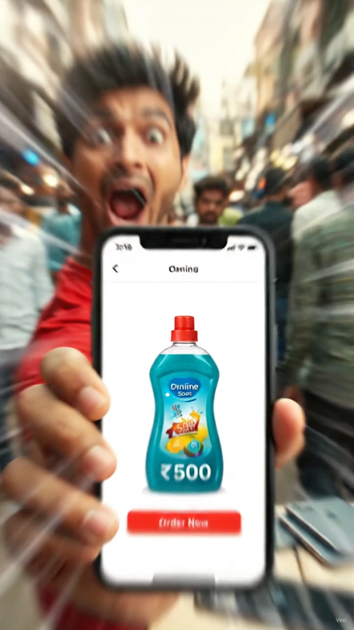 ₹500 का साबुन मांगा था… iPhone आ गया! 😂📱🧼