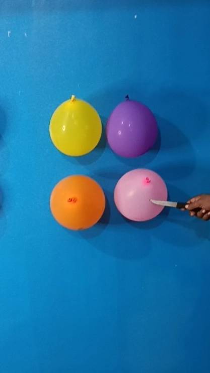 Yellow pink Orange entertaining balloon video #Short #Shortsfeed #viralvideo