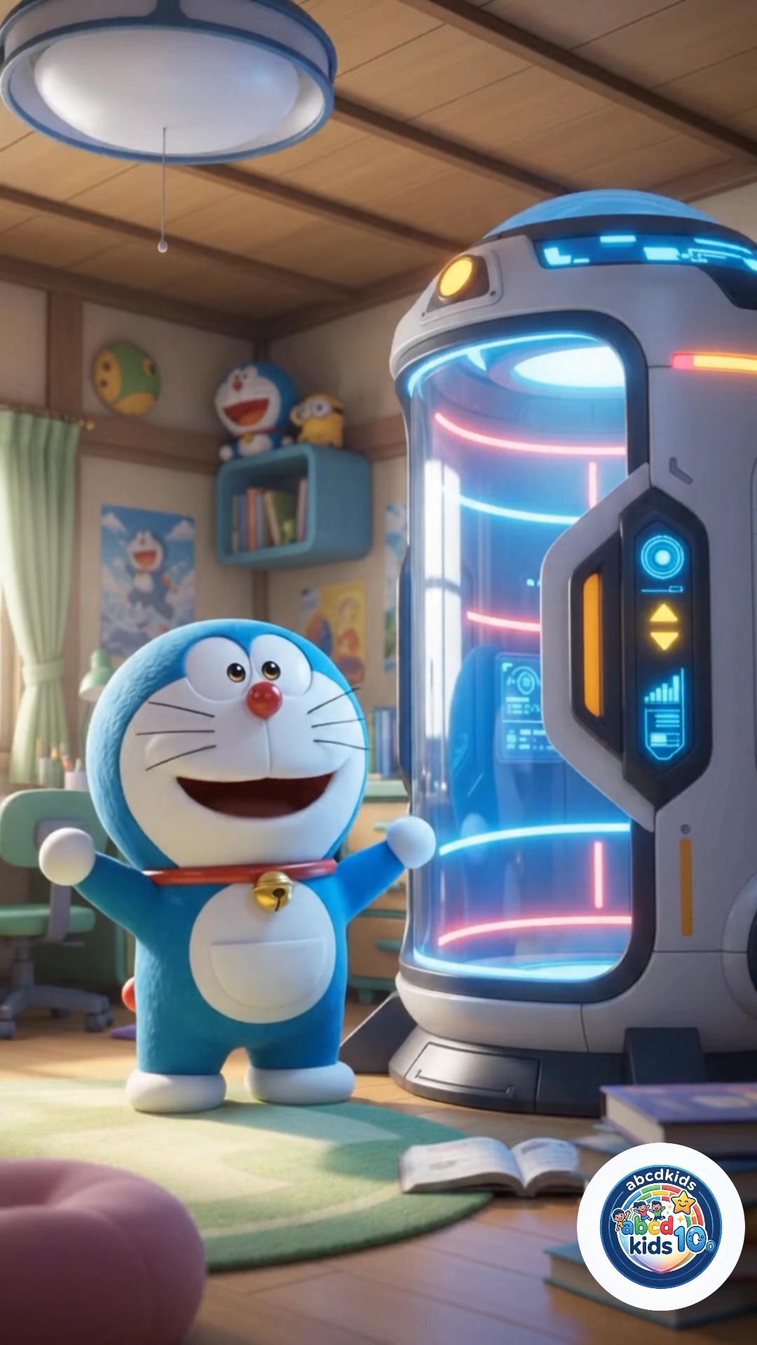 Doraemon's Magical Superhero Pod! 🦸‍♂️💥 | Iron Man Nobita Dance #shorts #doraemon #cartoon