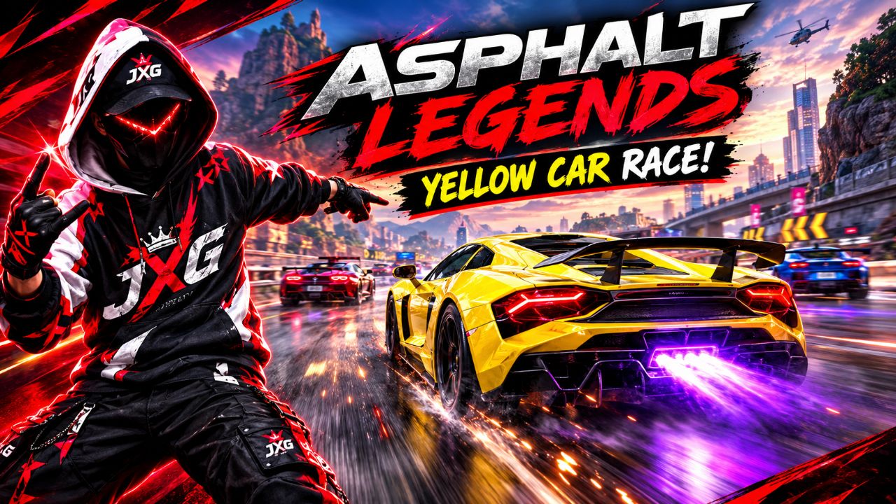 I Tried the Yellow Supercar Race in Asphalt Legends! 🔥 | JigXenon Gaming