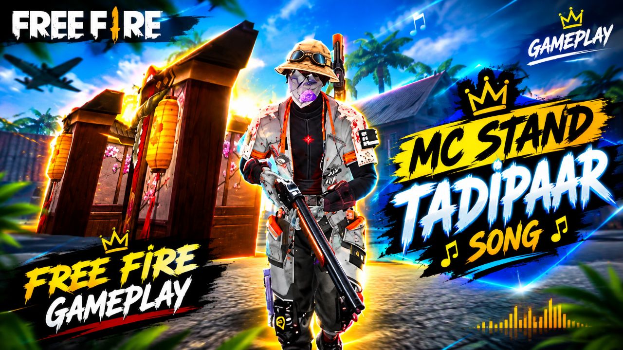 MC STAND TADIPAAR SONG 🔥 | FREE FIRE GAMEPLAY 😈 | ONE TAP + EPIC KILLS