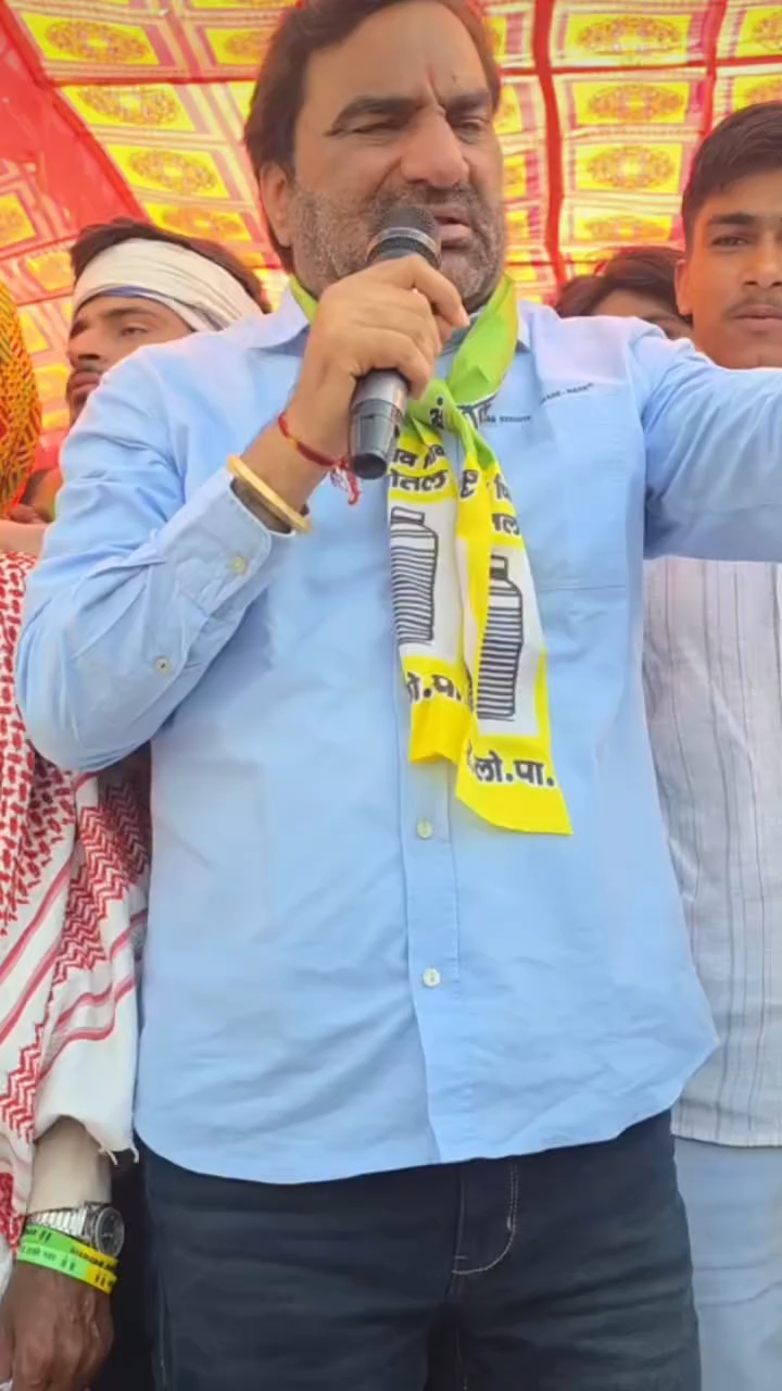 हनुमान बेनीवाल का दमदार भाषण 🔥