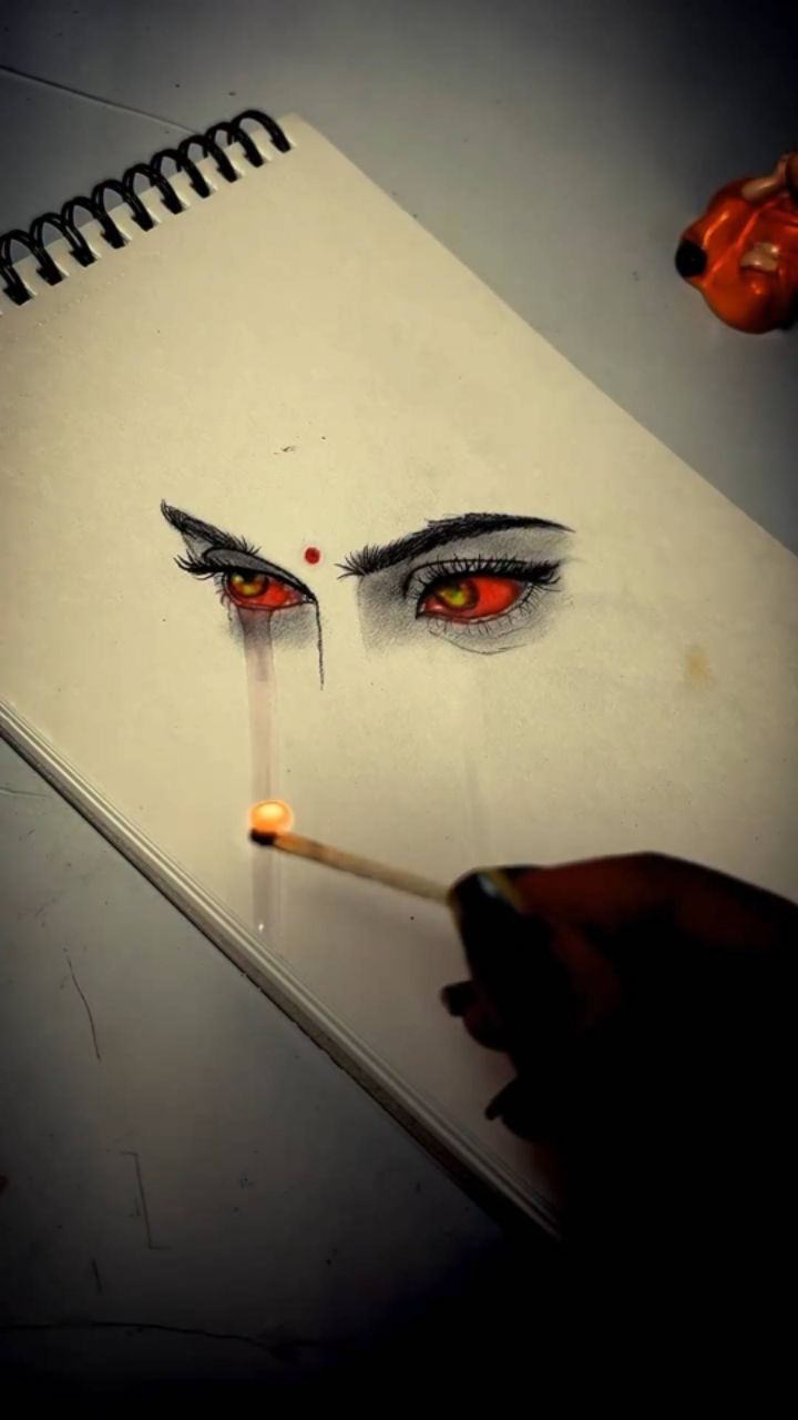 Glow eyes effect art #trending #shorts #trending #trendingreels
