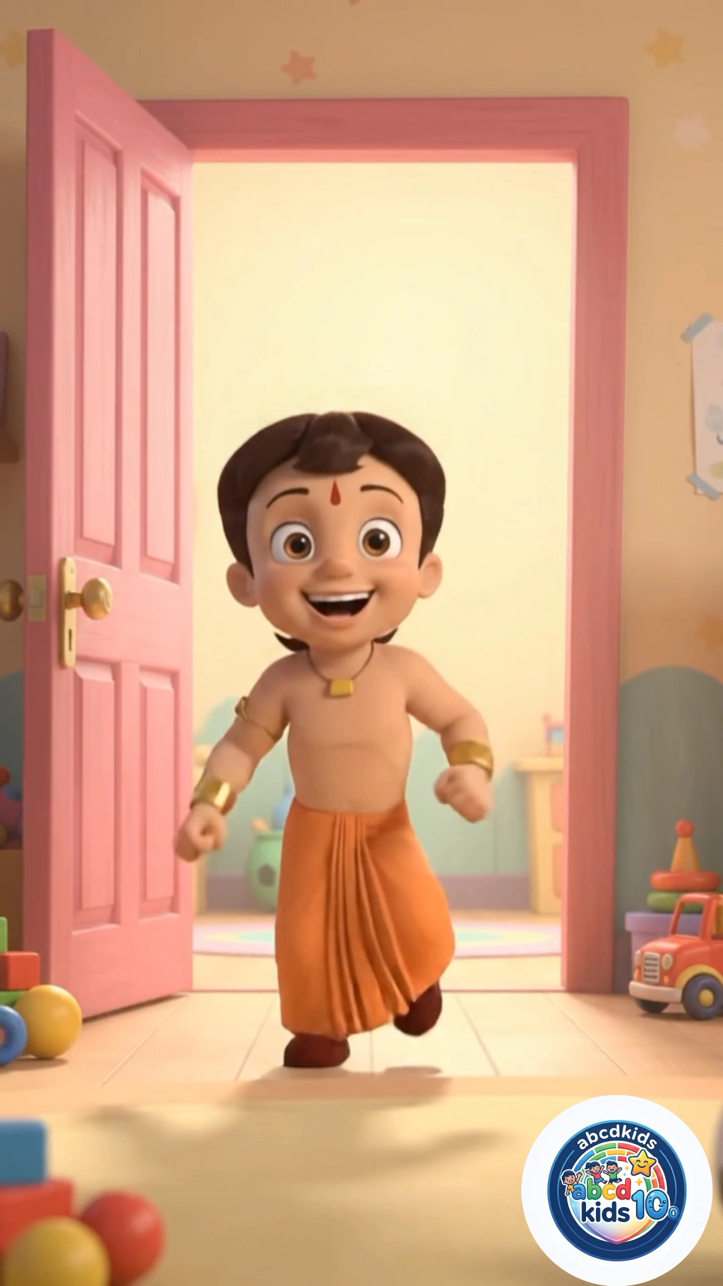 Learning ABCs with Chhota Bheem! B for Ball ⚽ | Magical Anywhere Door (20-Sec Special)