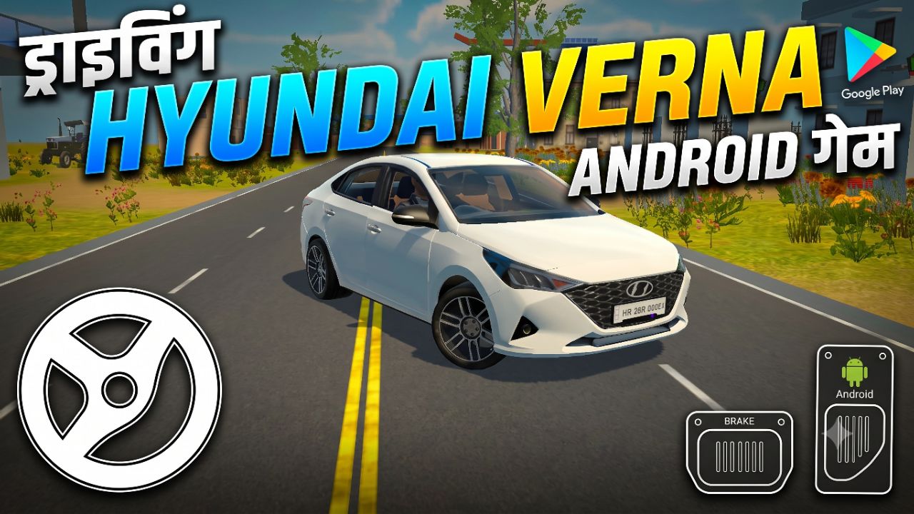 Hyundai Verna car driving game for android mobile gameplay video