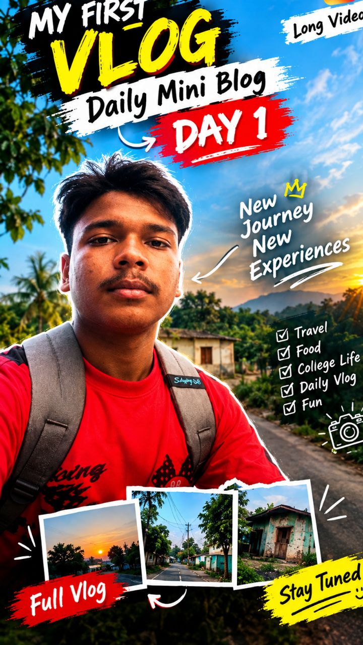 My First Daily Mini Vlog ❤️ | Day 1 | New Journey, New Experiences | Full Vlog