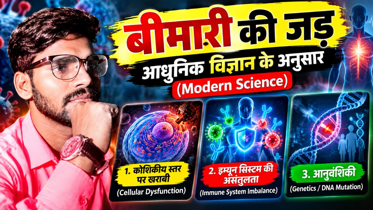 ​बीमारी की शुरुआत कैसे होती है? जानिए इसके 3 मुख्य वैज्ञानिक कारण // बीमारियां शरीर में कैसे घर कर