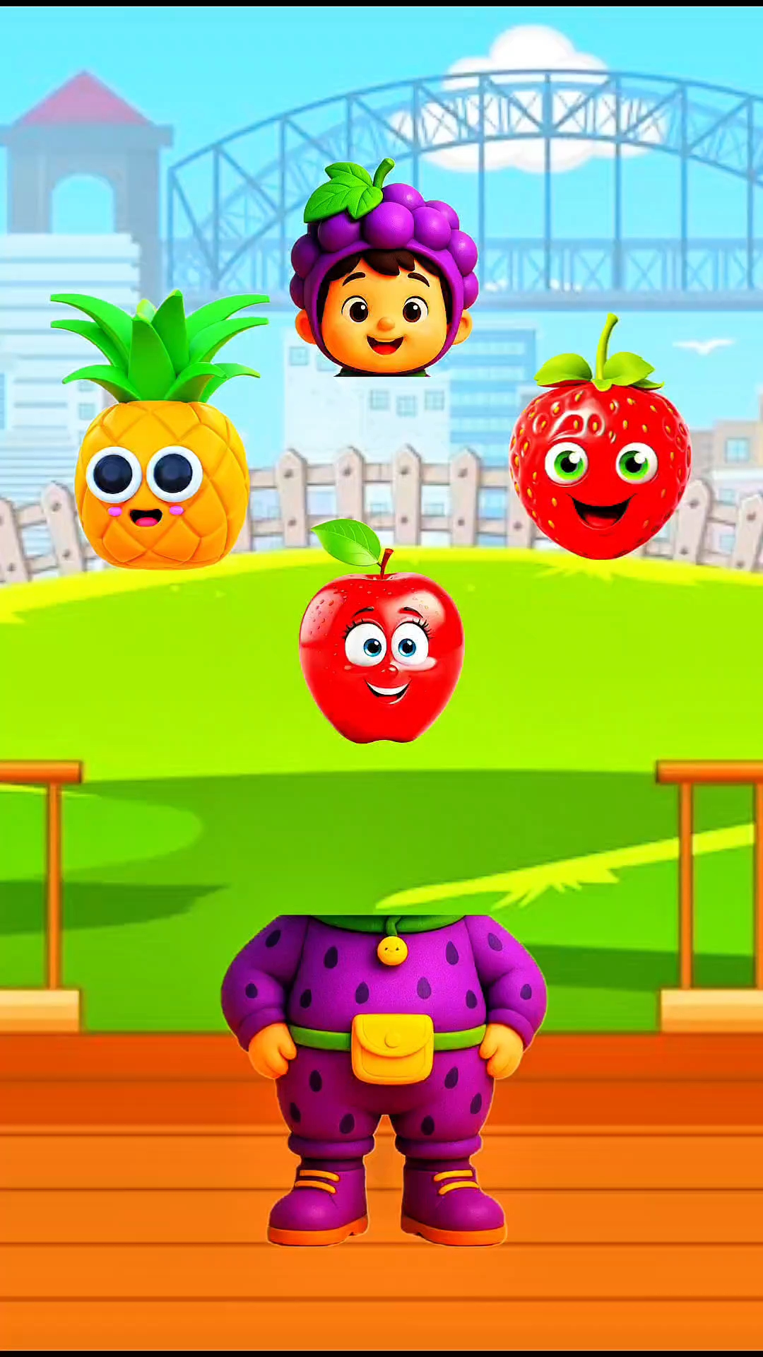 Wrong Head Puzzle!🍇🍎 Match The Right Fruit! #wrongheadpuzzle #puzzle #shorts